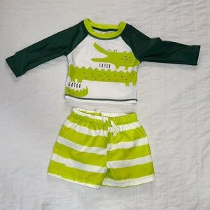 🔅Baby Boys 3-6 Months Swim Suit 2pc